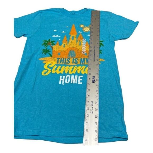 Disney Parks S Summer Home Castle T-Shirt Ears Colorful World Logo Fun Vacation - Picture 4 of 7